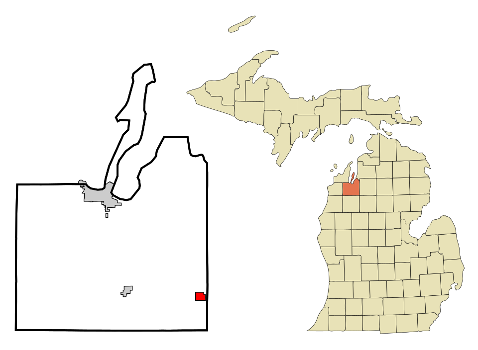 Locator map of Fife Lake