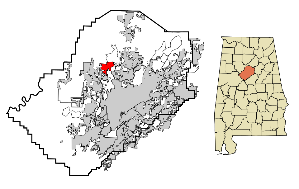 Locator map of Brookside