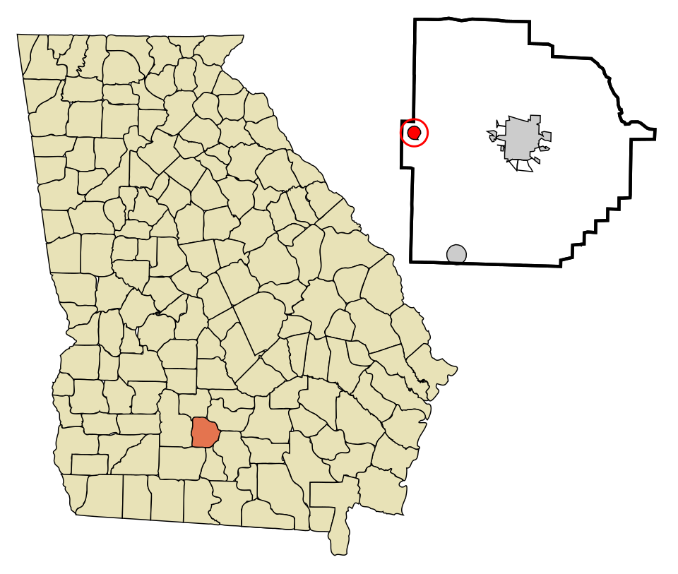 Locator map of Ty Ty