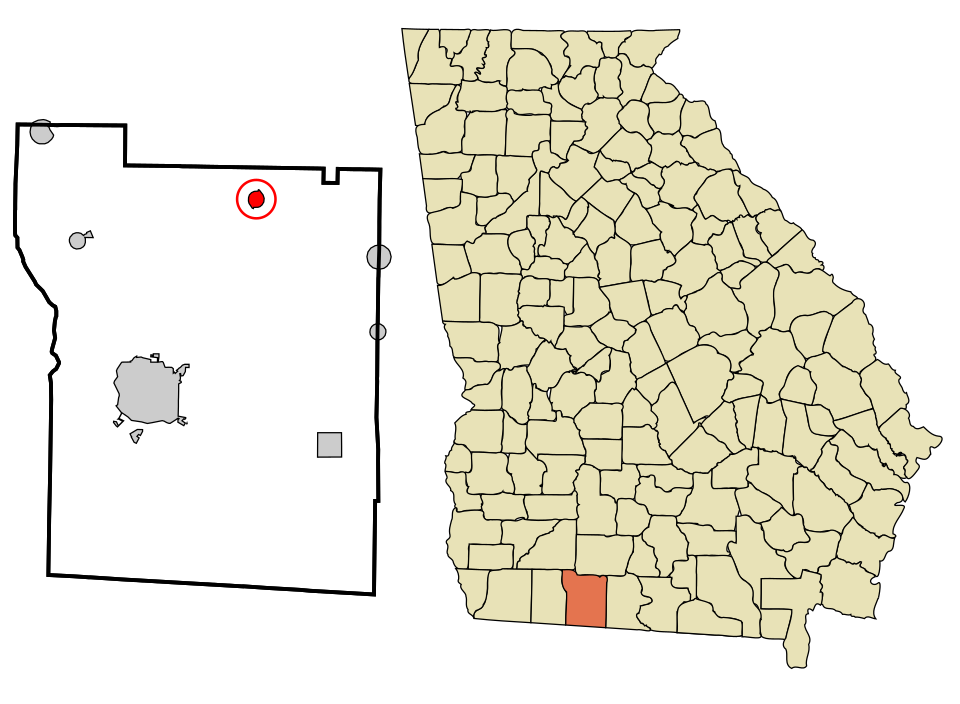 Locator map of Coolidge