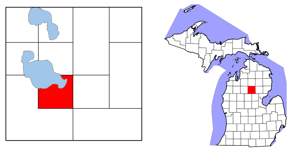 Map of Denton