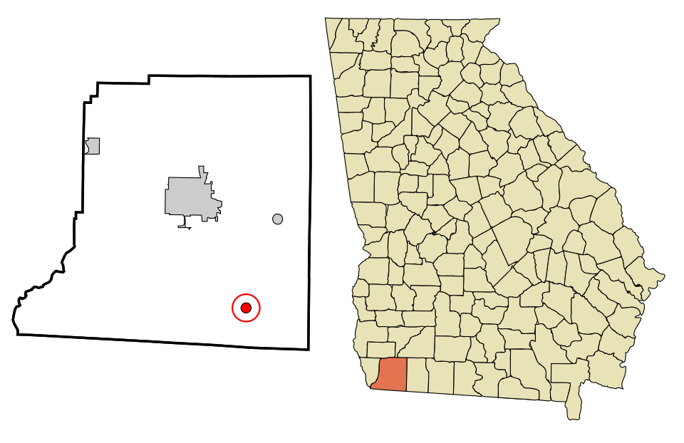 Locator map of Attapulgus