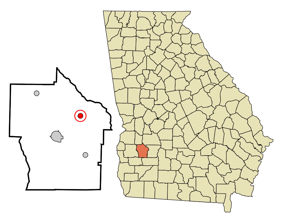 Locator map of Bronwood
