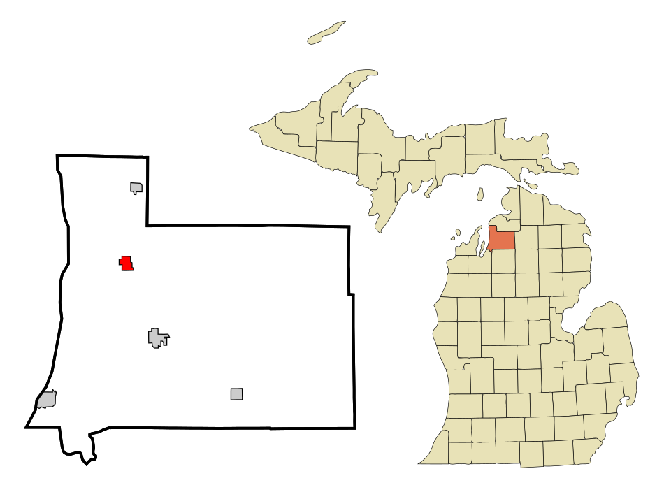 Locator map of Central Lake