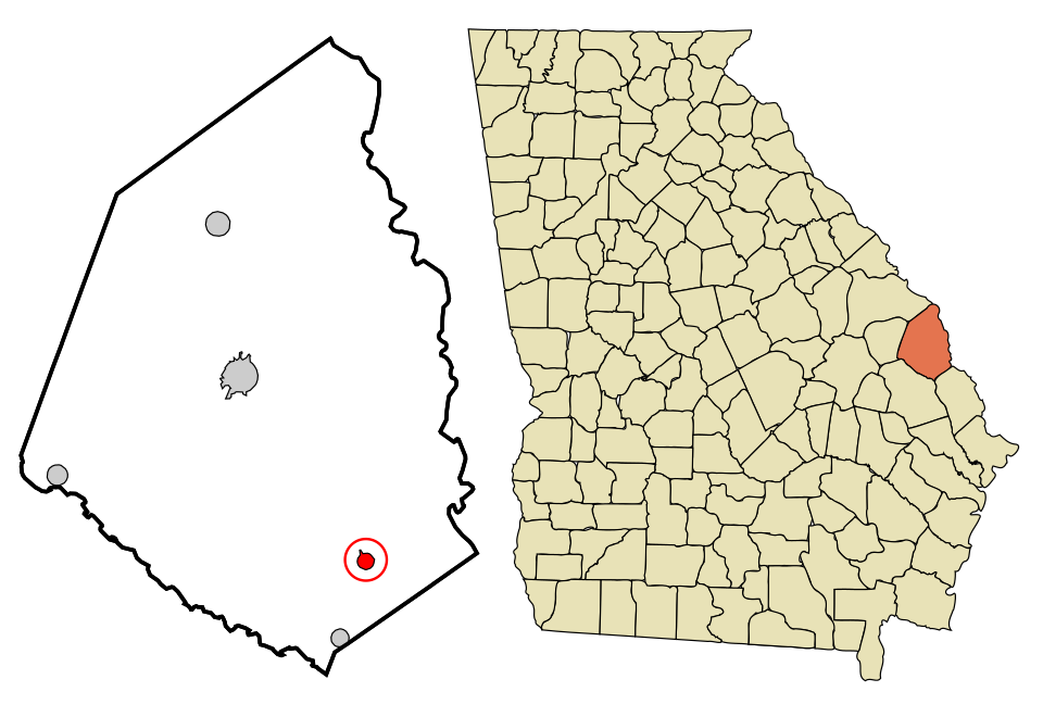 Locator map of Newington