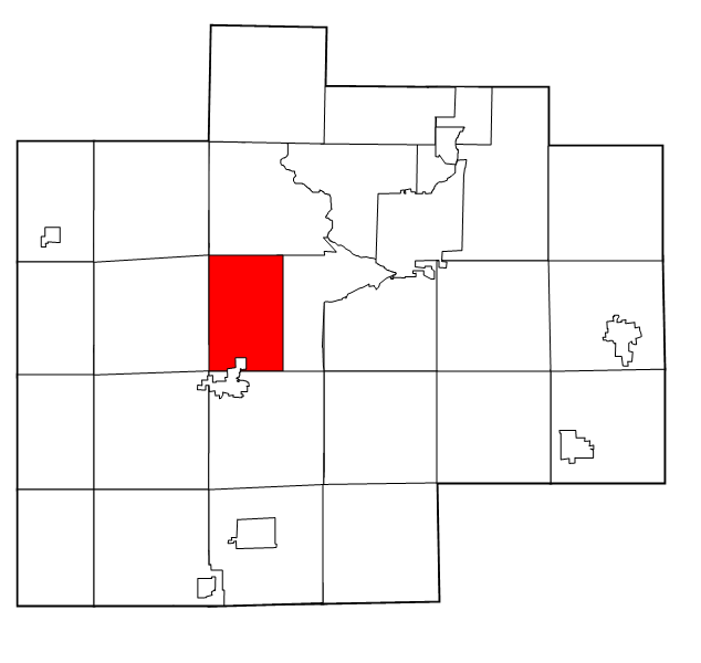 Locator map of Swan Creek