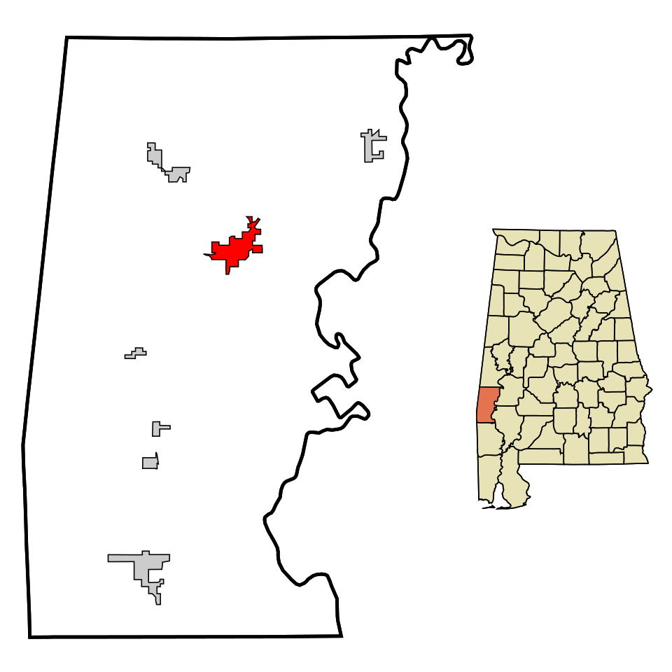 Locator map of Butler