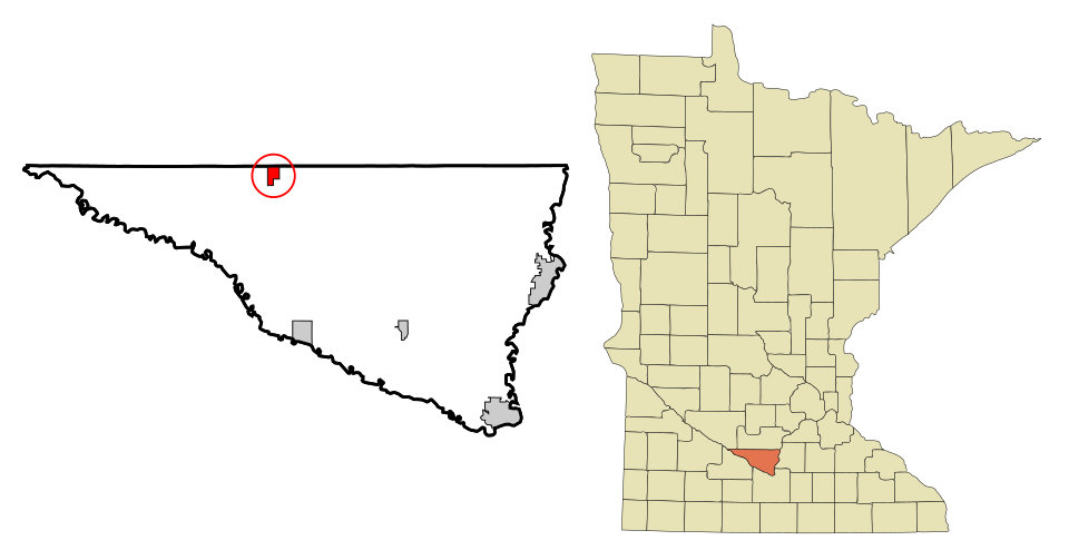 Locator map of Lafayette