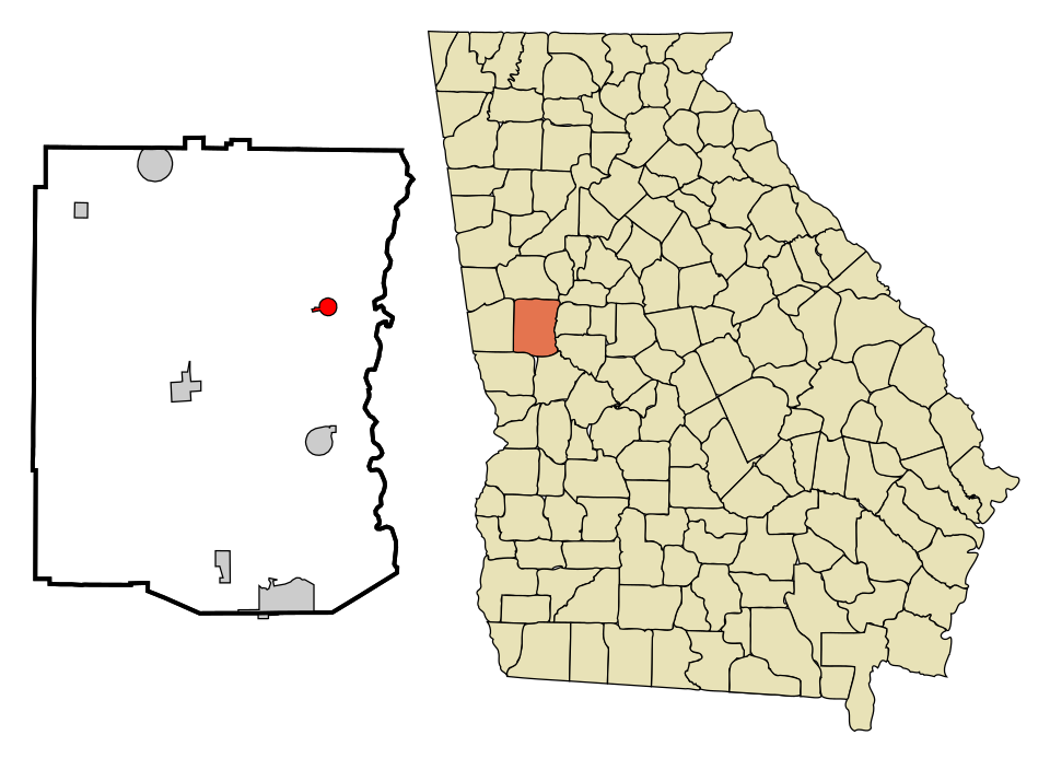 Locator map of Gay