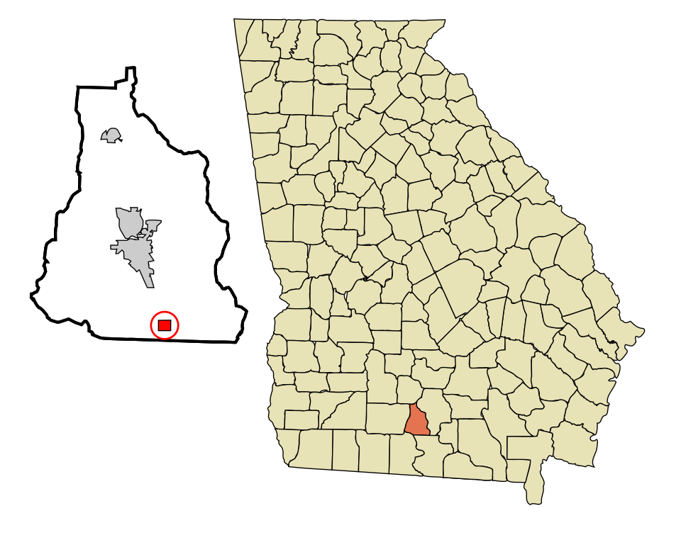 Locator map of Cecil