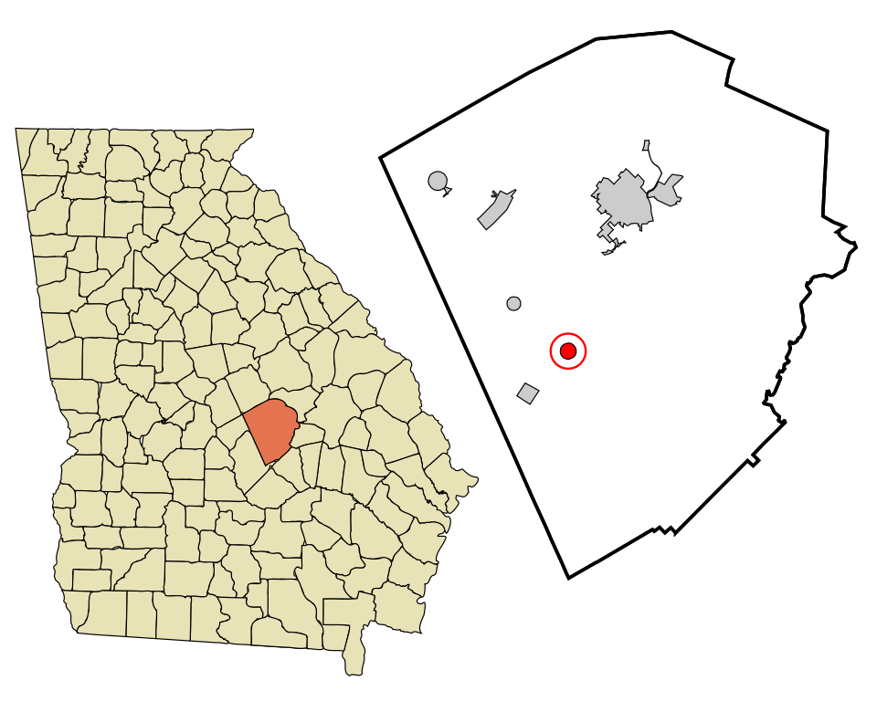 Locator map of Rentz