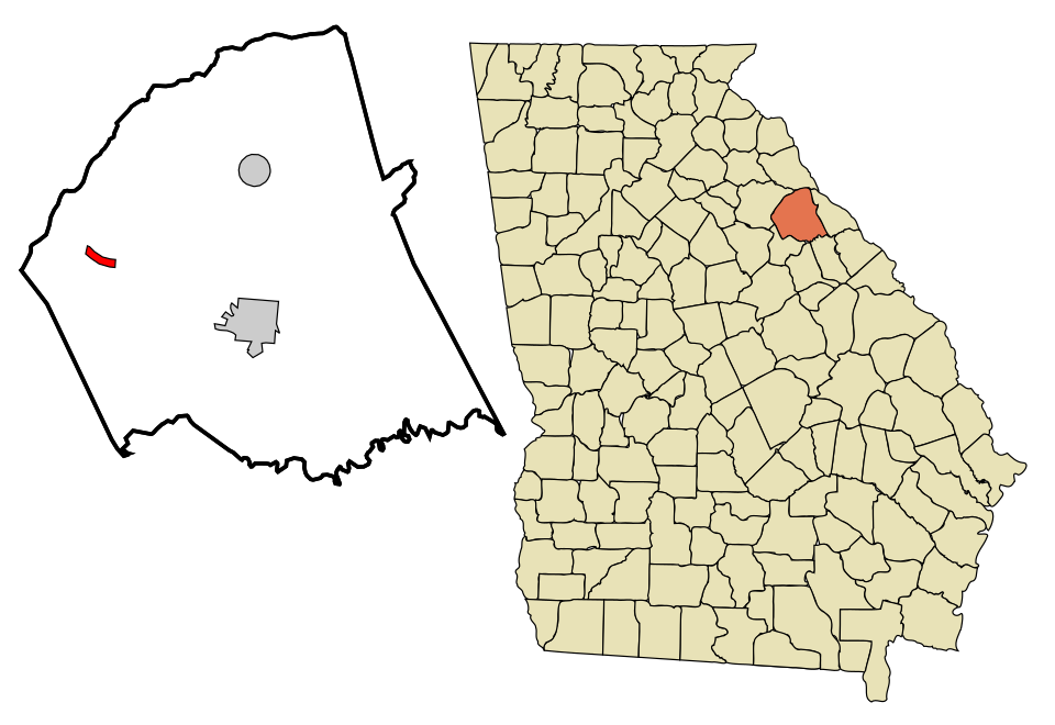 Locator map of Rayle