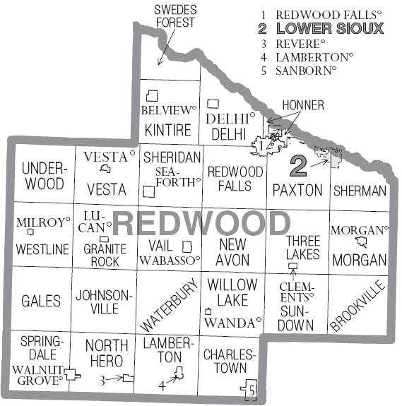 Locator map of Sundown