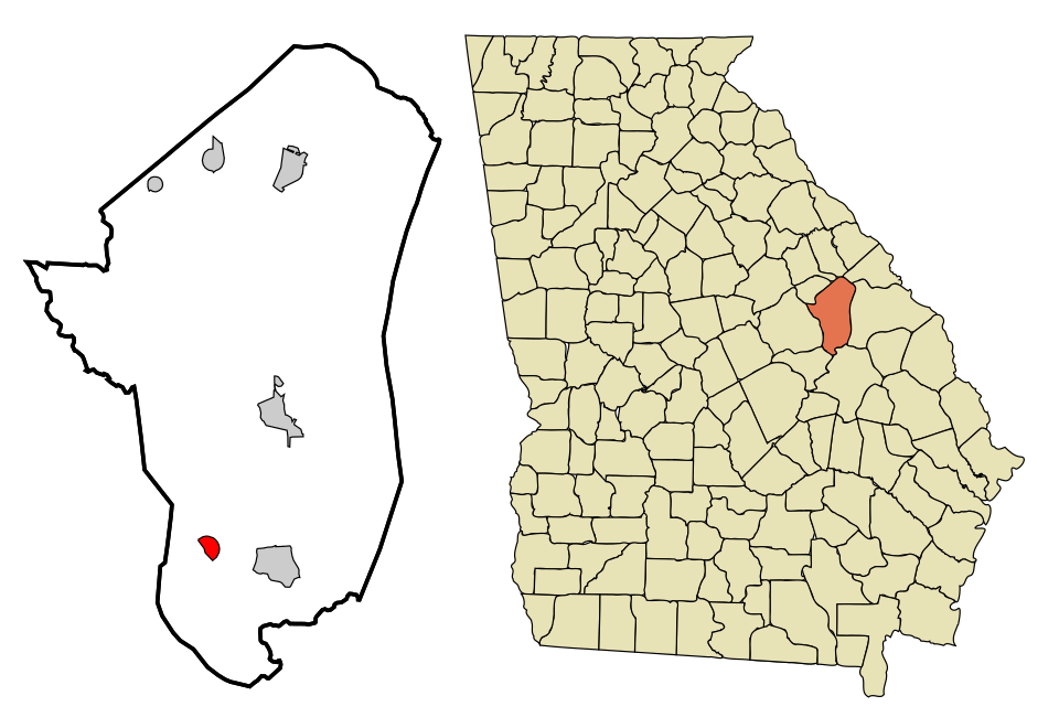 Locator map of Bartow