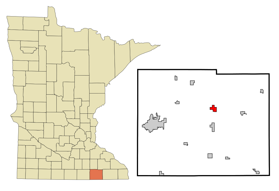 Locator map of Dexter
