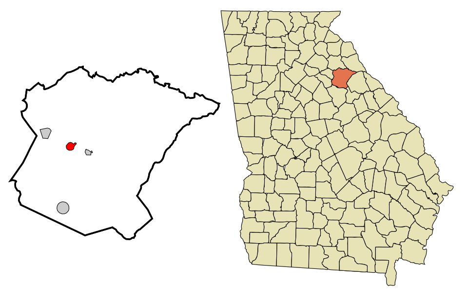 Locator map of Crawford