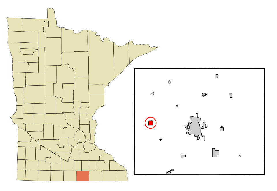 Locator map of Alden