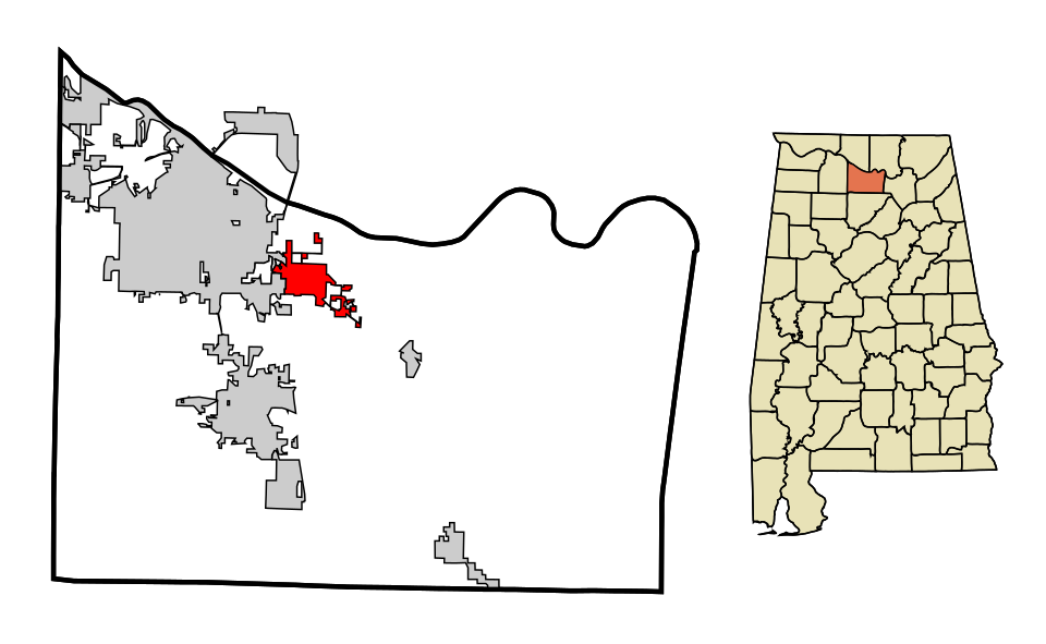 Map of Priceville