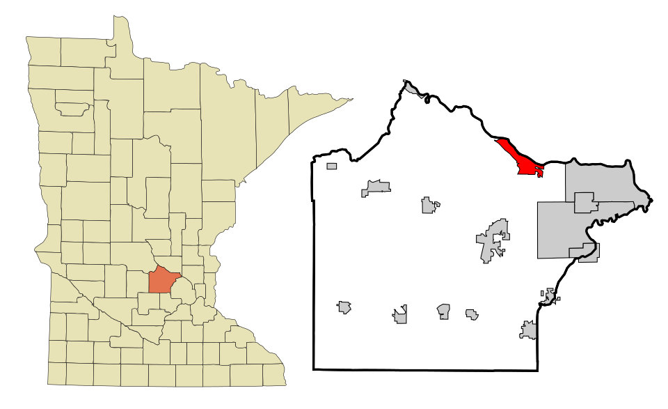 Locator map of Monticello