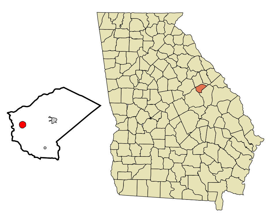 Locator map of Mitchell