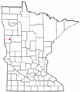 Locator map of Hawley