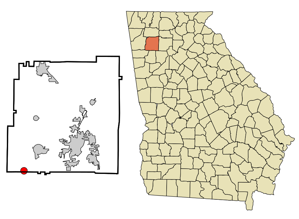 Locator map of Taylorsville