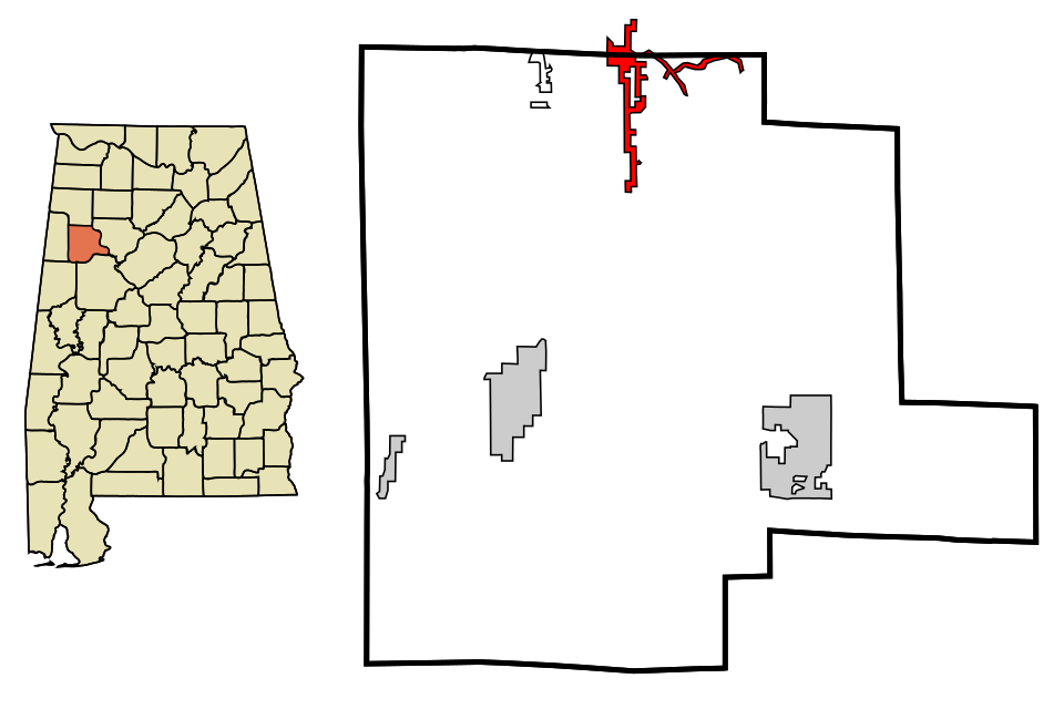 Locator map of Glen Allen