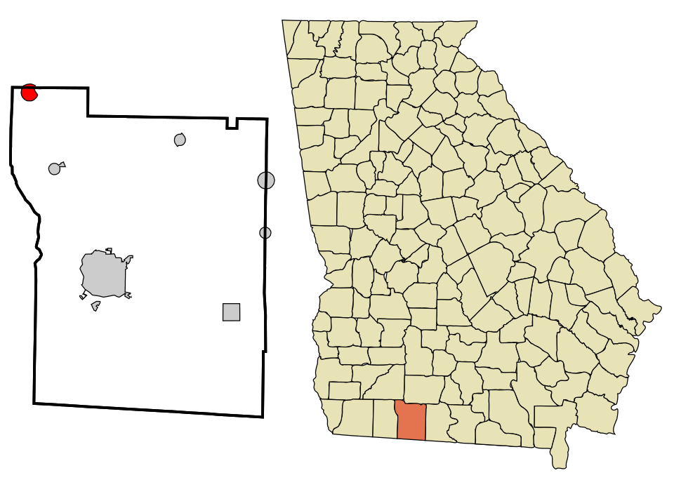Locator map of Meigs