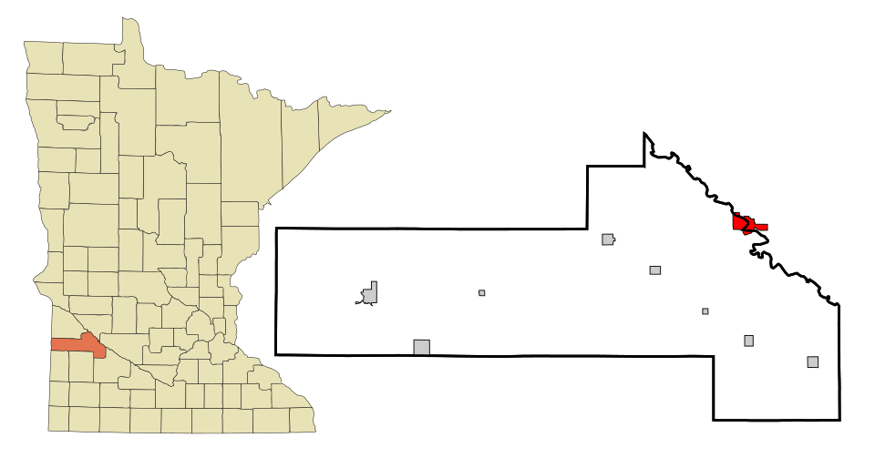 Locator map of Granite Falls