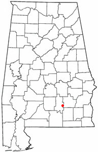 Locator map of Glenwood