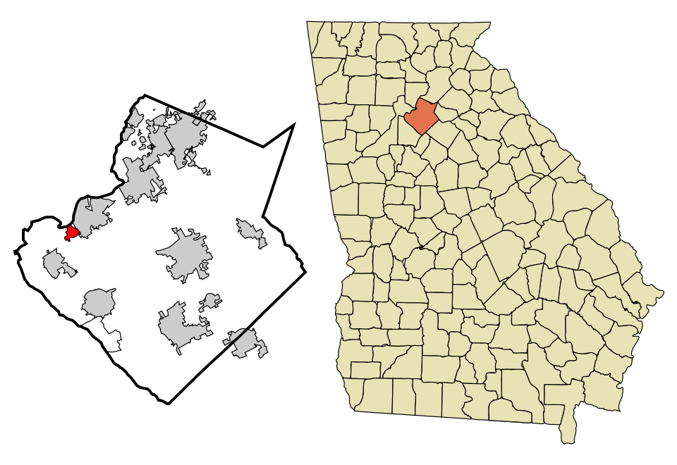 Locator map of Berkeley Lake