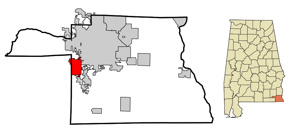 Locator map of Taylor