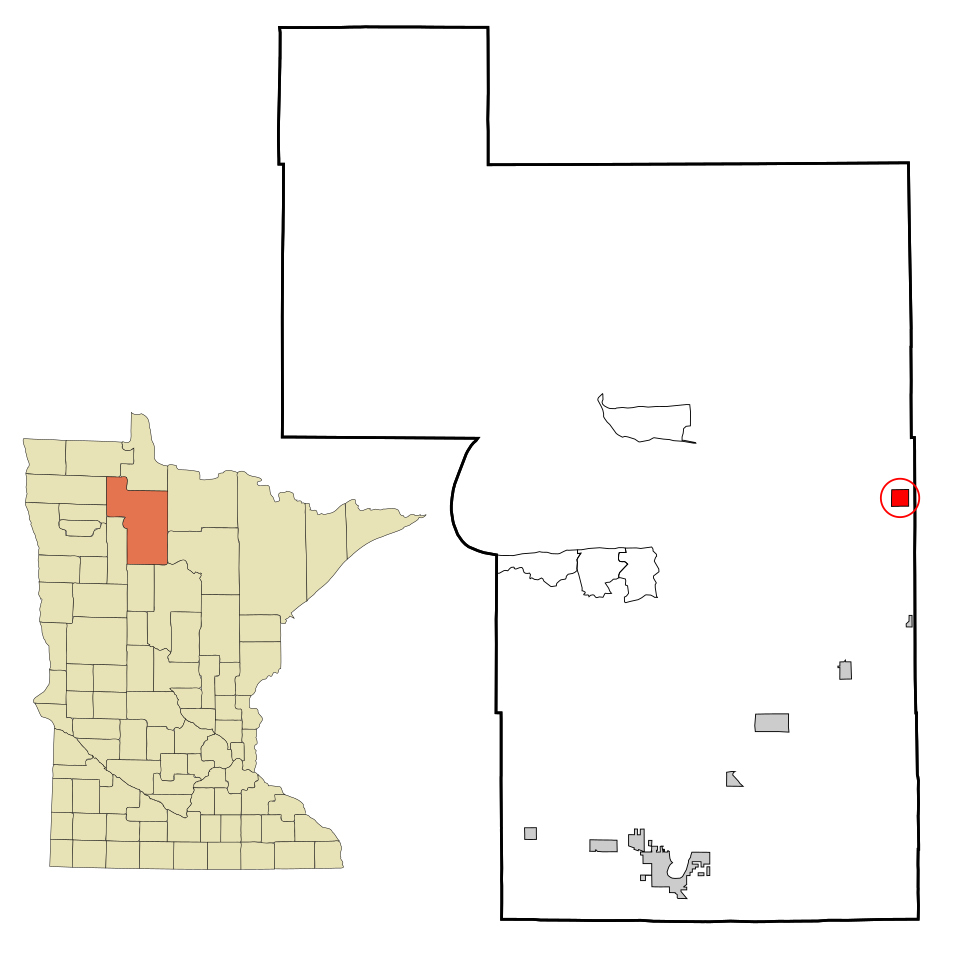Locator map of Kelliher