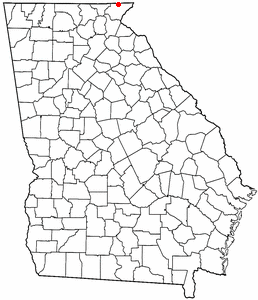 Locator map of Dillard