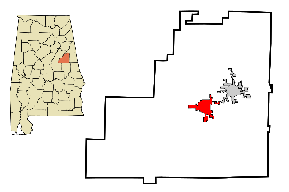 Locator map of Ashland