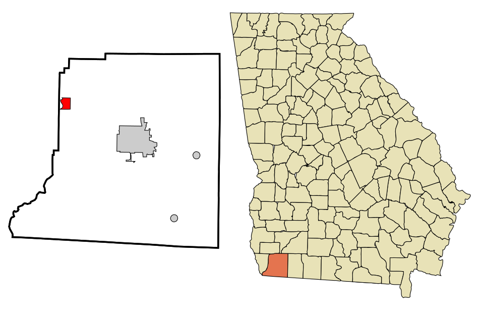 Locator map of Brinson
