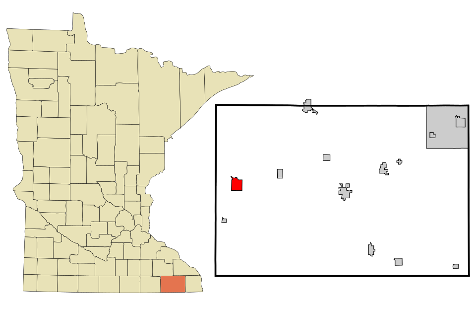 Locator map of Spring Valley