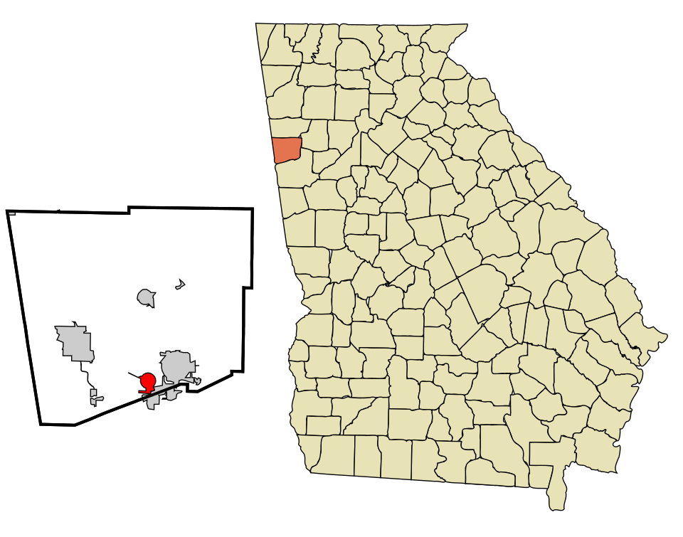 Locator map of Waco