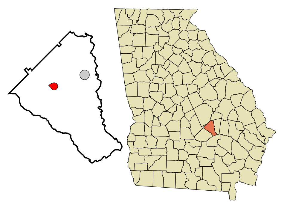 Locator map of Alamo