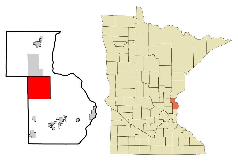 Locator map of North Branch
