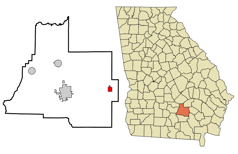 Locator map of Nicholls