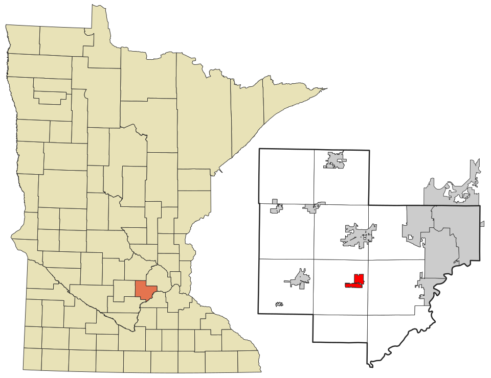 Locator map of Benton