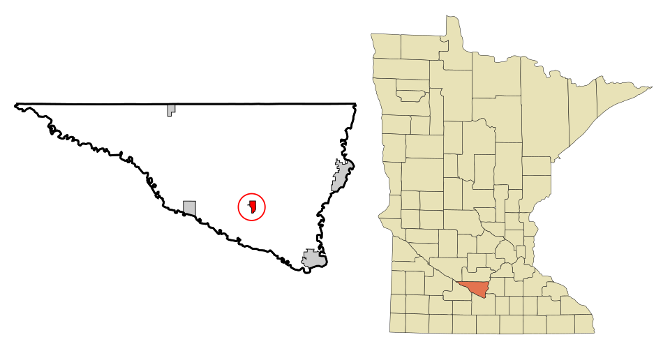 Locator map of Nicollet