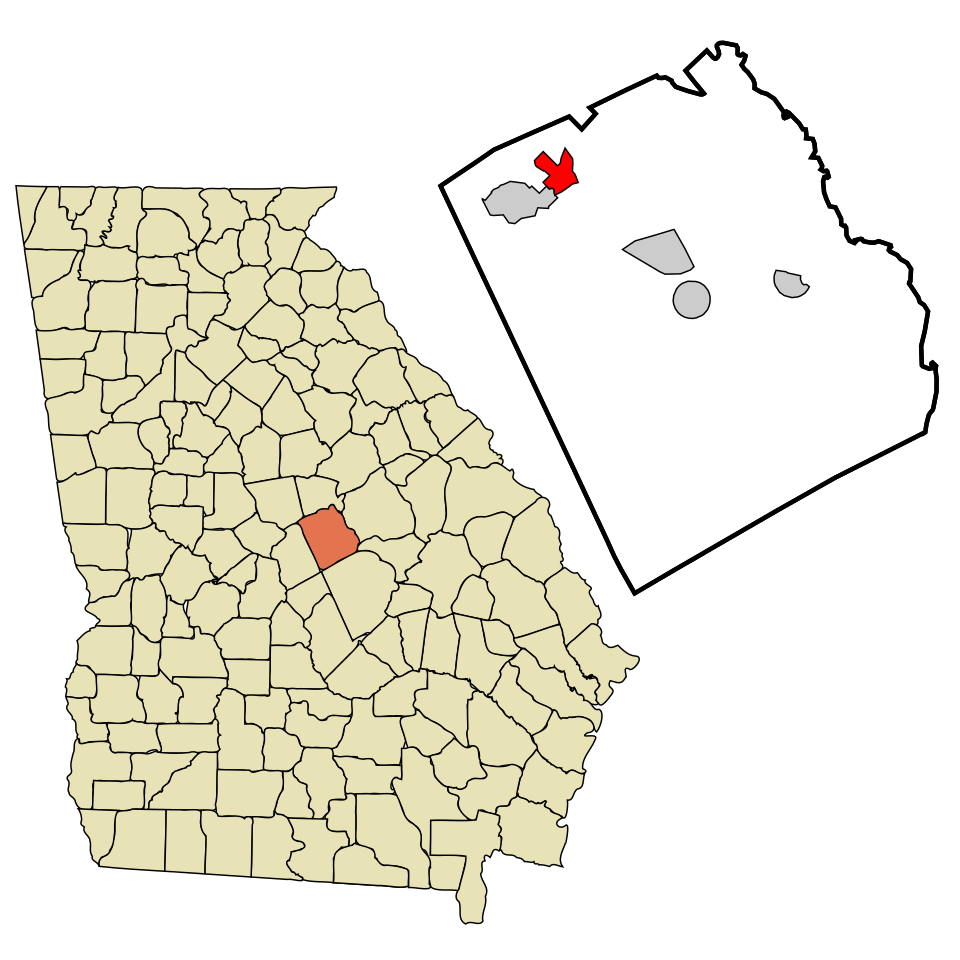 Locator map of Ivey