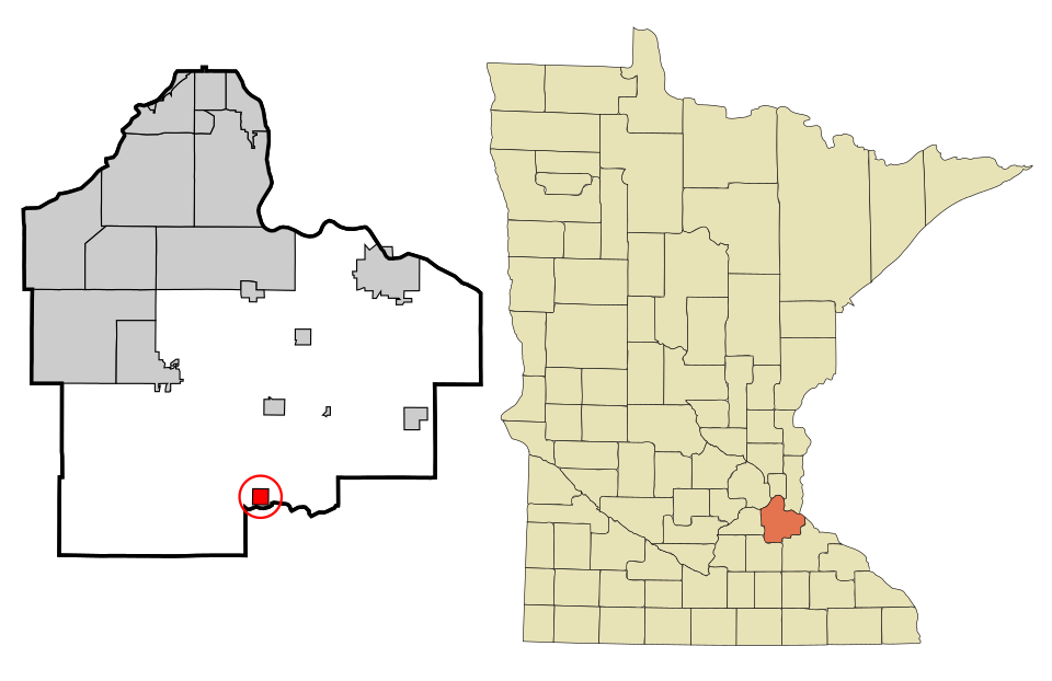 Locator map of Randolph
