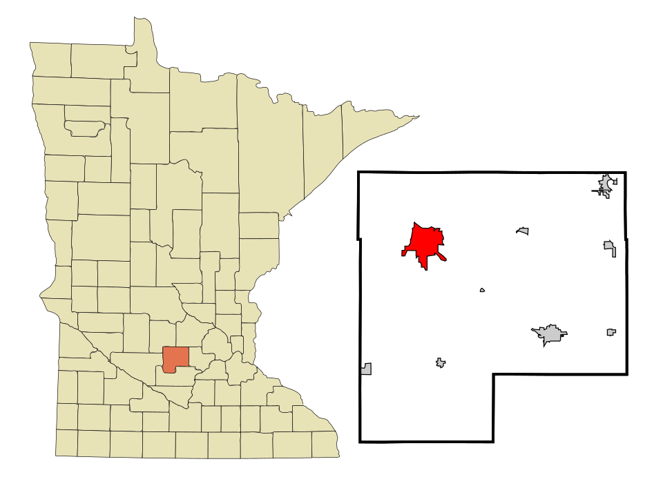 Locator map of Hutchinson