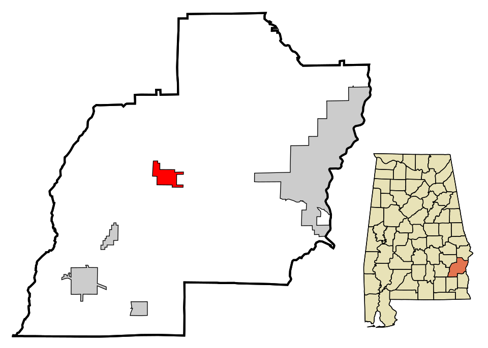 Locator map of Clayton