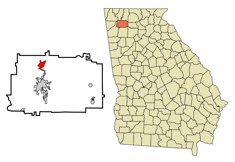 Locator map of Resaca