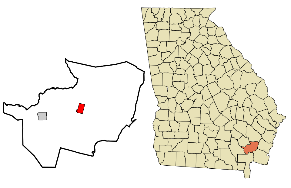 Locator map of Nahunta