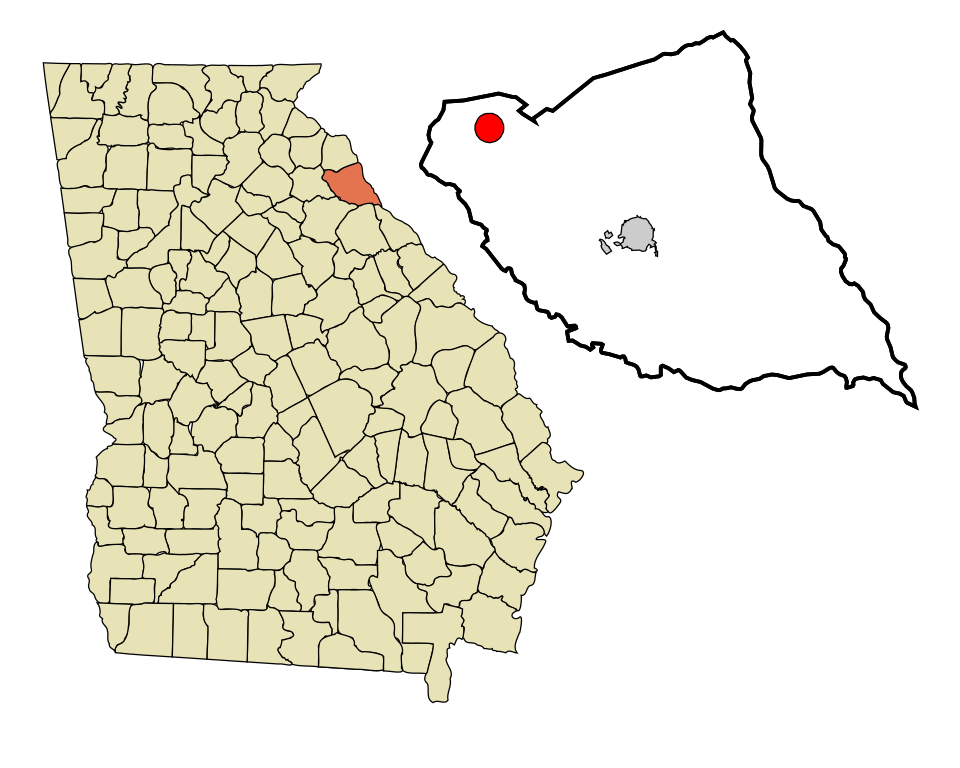 Locator map of Bowman
